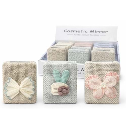 Royal Paris Kare Cep Makyaj Aynası rc-538 12*