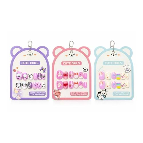 Royal Paris Kartlı Çocuk Takma Tırnak rpa-1025 12*