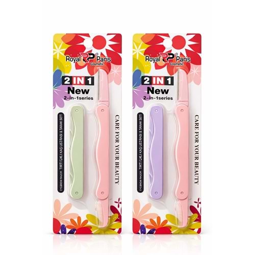 Royal Paris Katlanır Taraklı Kaş Usturası rc-413 20*