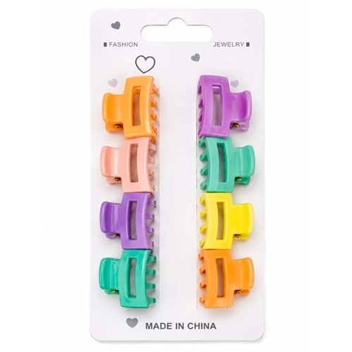 8li Renkli Mini Mandal Toka 82-64-01 12*