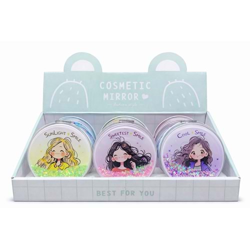 Mina Sulu Makyaj Aynası 12*