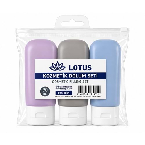 Lotus 90ml Kozmetik Dolum Seti LTS-9021 12*