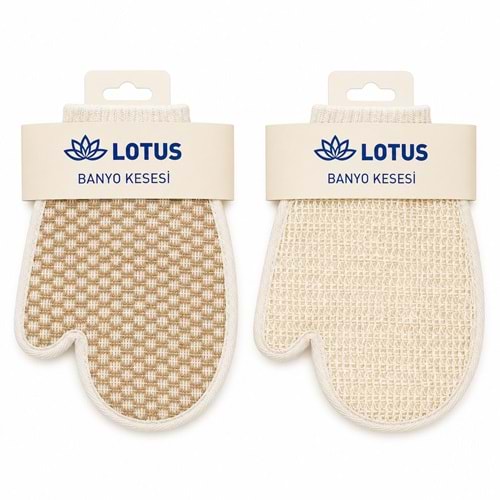 Lotus Kumaş Ele Geçen Banyo Kesesi 12*