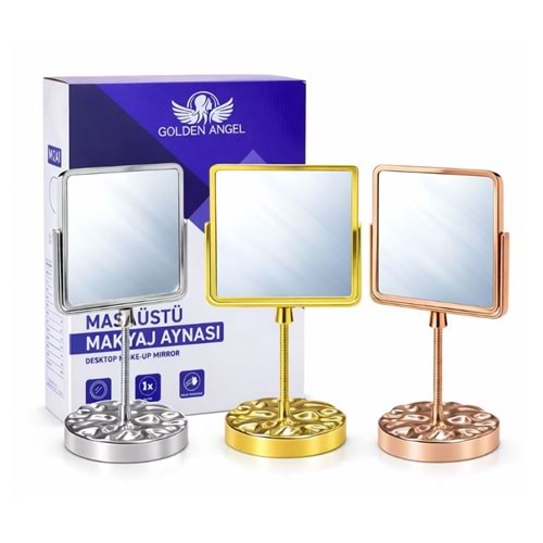 Golden Angel Ayaklı Lüx Makyaj Aynası Ayn-191
