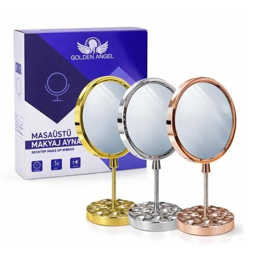 Golden Angel Ayaklı Lüx Makyaj Aynası YN-190