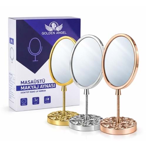 Golden Angel Ayaklı Lüx Makyaj Aynası Ayn-189