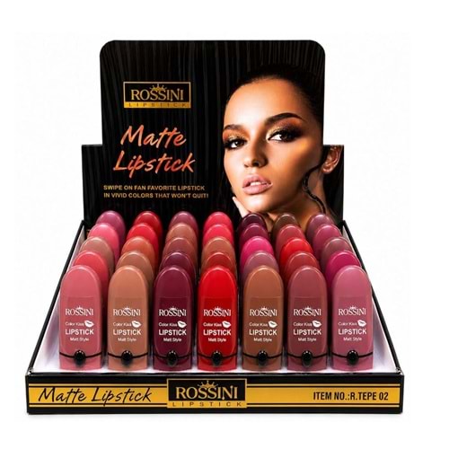 Rossını Matte Lipstik rtepe02 48*