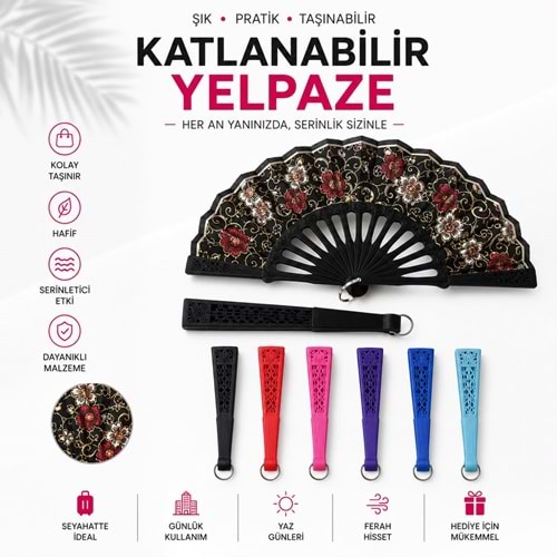 Nazarone Yelpaze Karma Renkler 12*