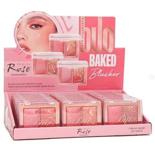 Rose Baked Blusher 2li Allık r6085 24*