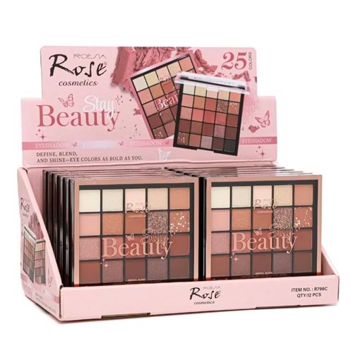 Rose Stay Beauty 25li Göz Farı r798c 12*