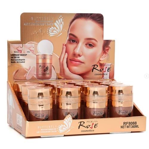Rose Butterfly BB Cream rf8088 12*