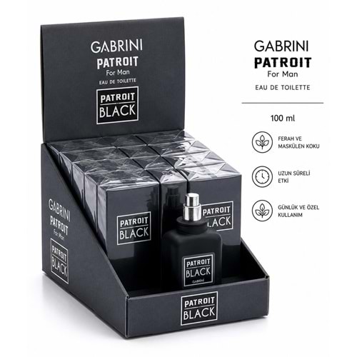Gabrini Patroit Erkek Parfüm 100 ml 12*