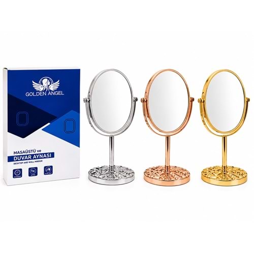 Golden Angel Metalize Makyaj Aynası AYN-239