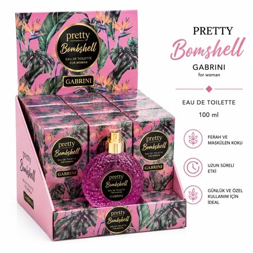 Gabrini Ptertty Bombshell Bayan Parfüm 50ml 12*