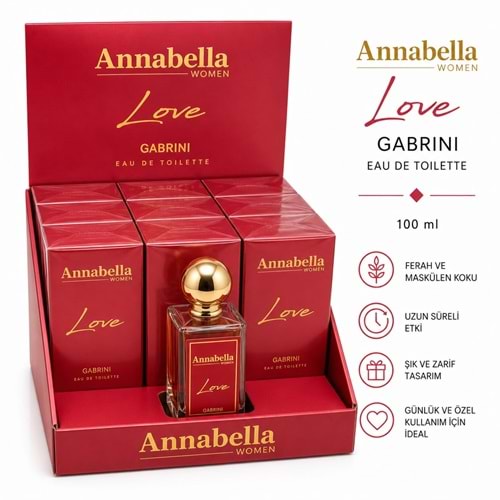 Gabrini Annabella Bayan Parfüm 100 ml 12*