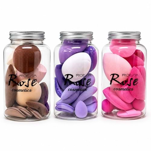 Rose Çoklu Kavanoz Sünger rf441 6*