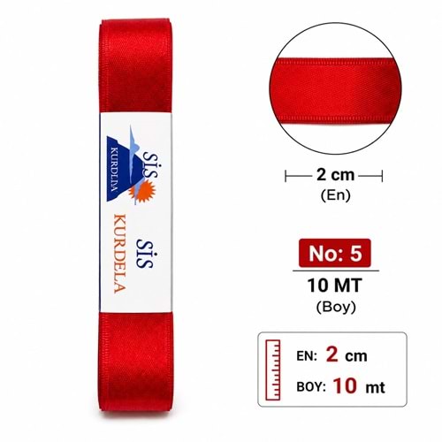 Sis Saten Kurdele no: 5 10 mt 5*