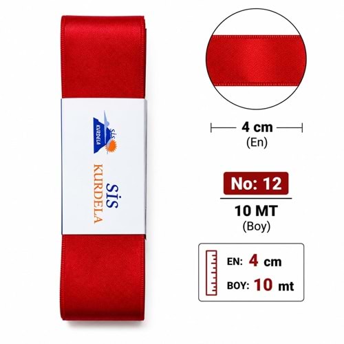 Sis Saten Kurdele no: 12 10 mt 5*