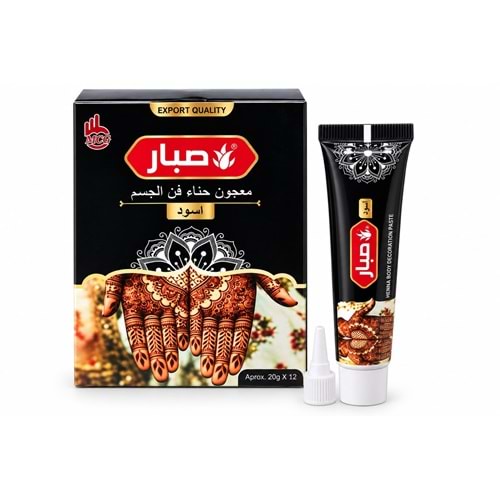 Sabar Tüp Kına Siyah 12*