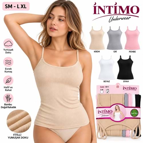 İntimo Ekstra Yumuşak Doku Atlet Sm-Lxl 1811 6*