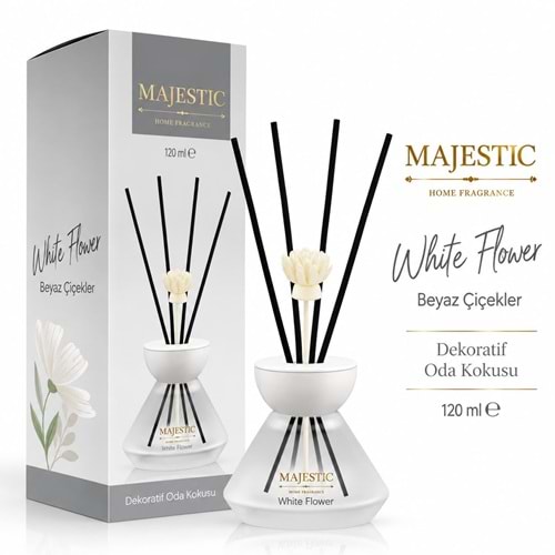 Majestic Dekoratif Oda Kokusu White Flower 120 ml