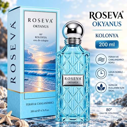 Roseva Kolonya Okyanus 200ml