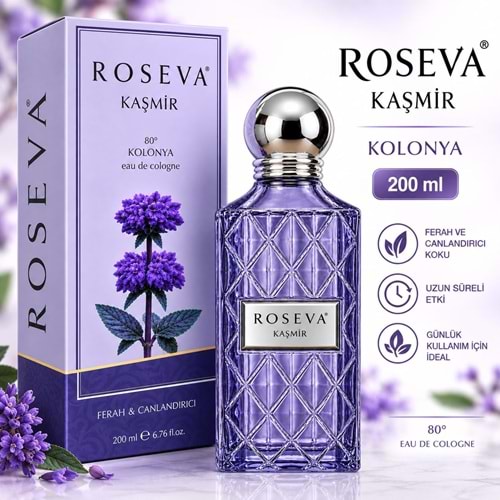 Roseva Kolonya Kaşmir 200ml