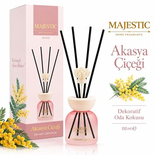 Majestic Dekoratif Oda Kokusu Akasya Çiçeği 100ml