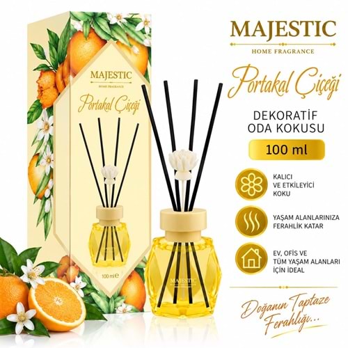 Majestic Kristal Dekoratif Oda Kokusu Portakal 100 ml