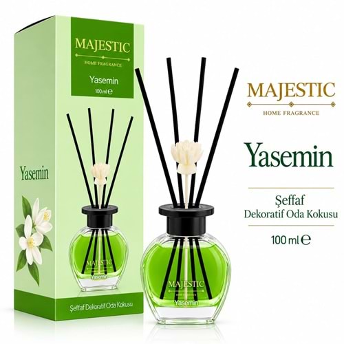 Majestic Şeffaf Dekoratif Oda Kokusu Yasemin 100ml