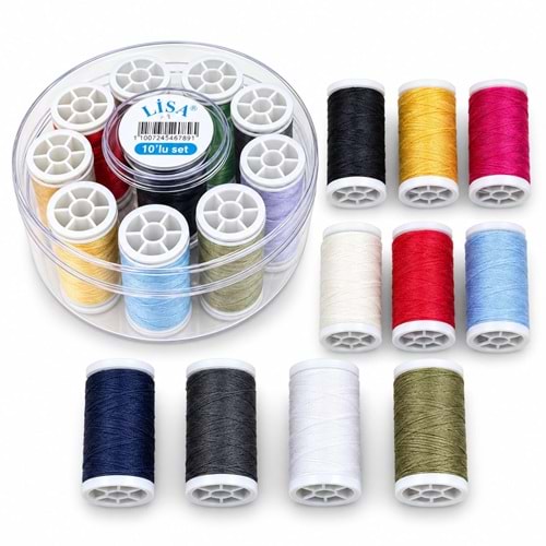 LİSA 10LU İPLİK SET