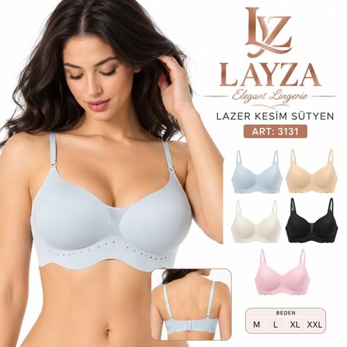 Layza Lazer Kesim İnce Askılı Sütyen 3131 6*
