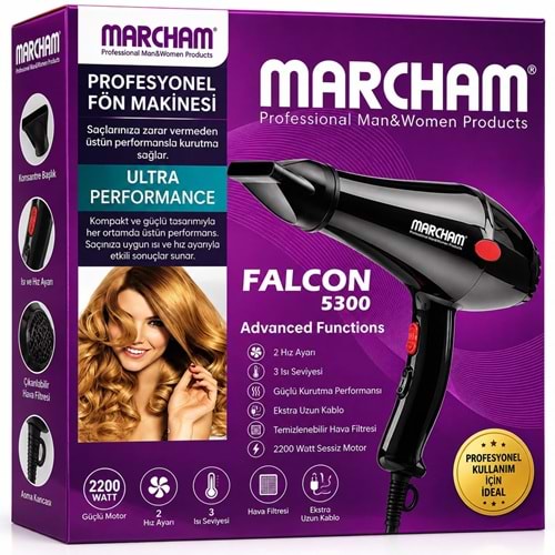 MARCHAM PROFESYONEL FÖN MAKİNASI
