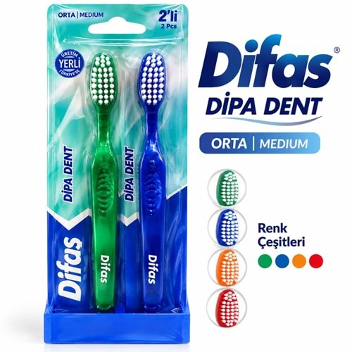Difaş Dipa Dent Diş Fırçası 12*