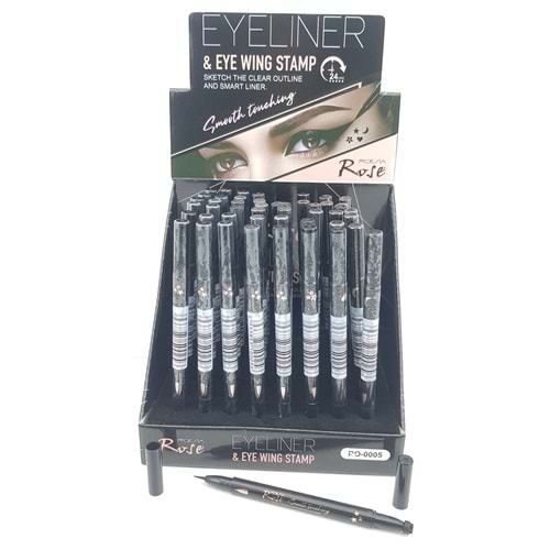 Rose Yıldız Desenli Kalem Eyeliner 48* RO-0005