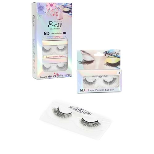 Rose New 6D Takma Kirpik 12*