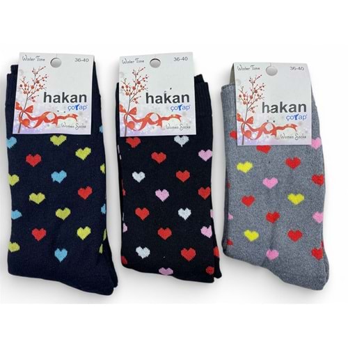 Hakan Bayan Havlulu Çorap 12*