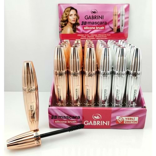 Gabrini 3d Mascara Silikone Brush 2 Renk 36*