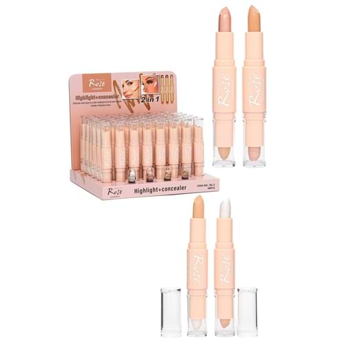 Rose 2in1 Hıghlıghter+Kapatıcı Rs2 48*