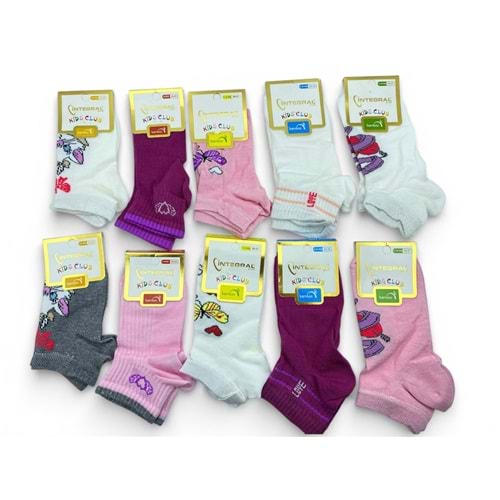 İntegral Çocuk Patik Çorap 3-5-7-9-11 12*