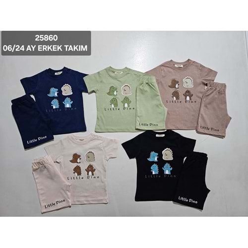 Damla 06,24 ay little dino erkek takım 25860
