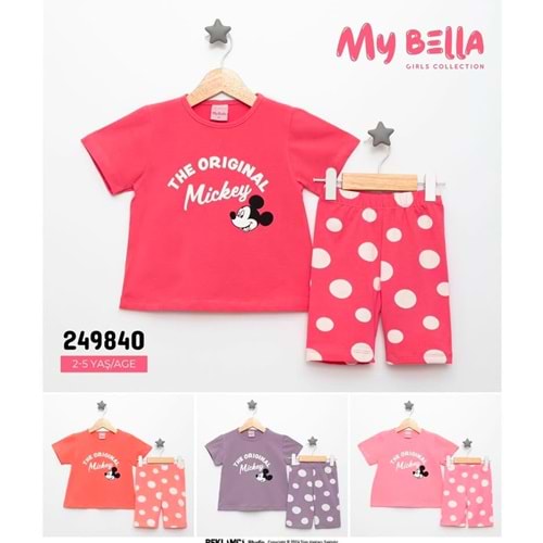 My bella mickey baskılı takım2-5 yaş 249840