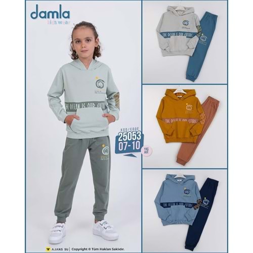 Damla kanguru cep erkek takım 7-10 yaş 25053