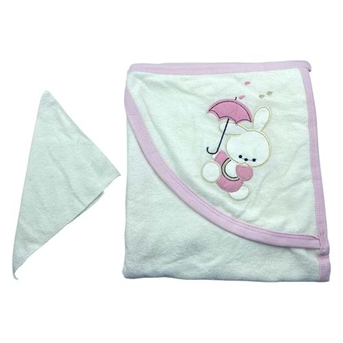 Bebaylin Şemsiye Havlu Pembe