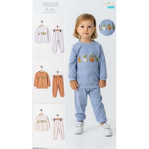 Damla Bebe Leon Baskı Tkm 26003 4*