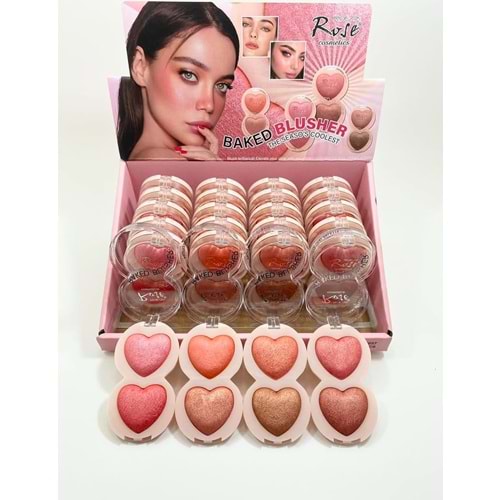Rose Baked Blusher 2li Allık R6057 24*