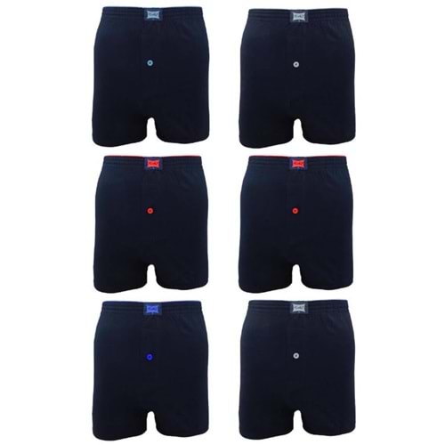 Tutku Erkek Penye Düz Boxer Lacivert XL 10*