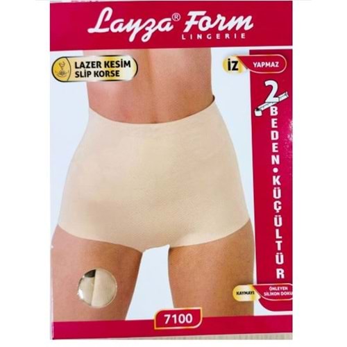 Layza Lazer Kesim Slip Korse 7100
