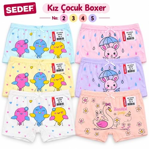 Sedef Kız Boxer 1045 12*