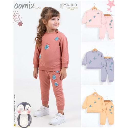 Comix Caretta Kız Takım 6-24 ay 25K-010
